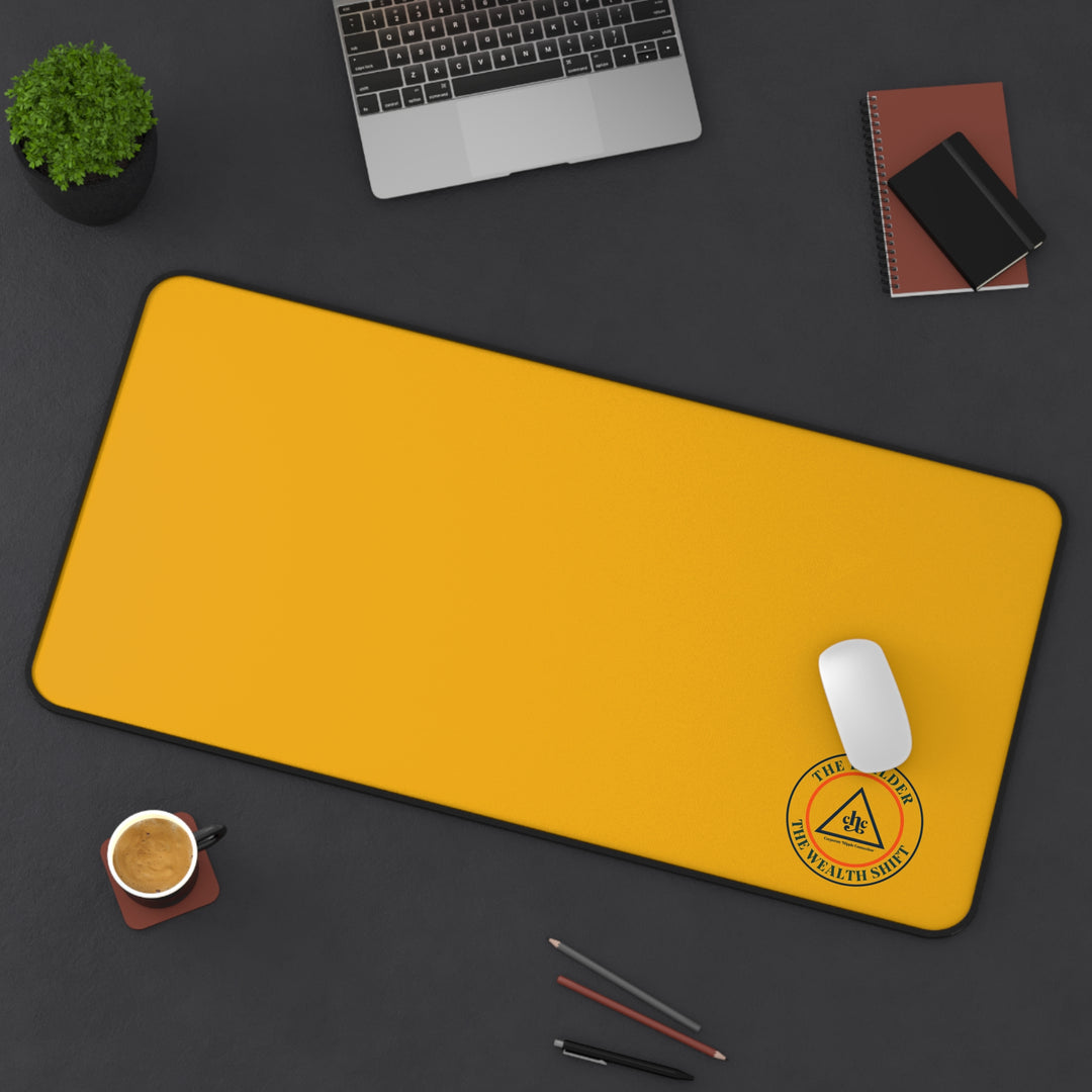 CHO Biz Golden Workspace Desk Mat