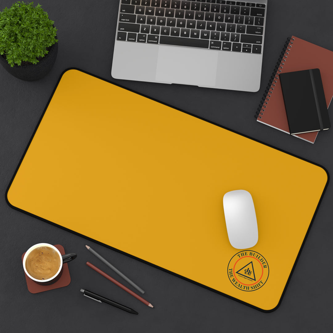 CHO Biz Golden Workspace Desk Mat
