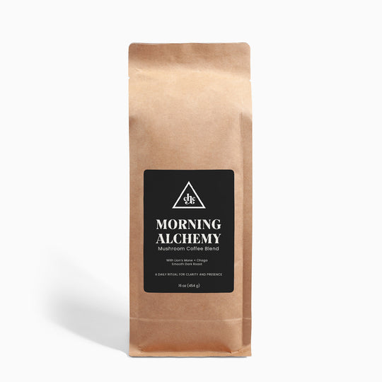 Morning Alchemy – Mushroom Coffee Blend (Lion’s Mane + Chaga)