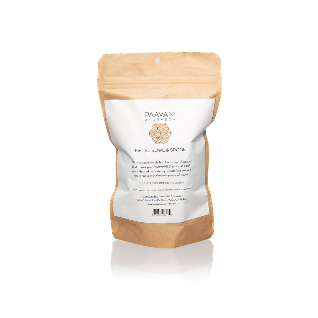 Facial Bowl &amp; Spoon – Eco-Friendly Ayurvedic Skincare Set 🌿