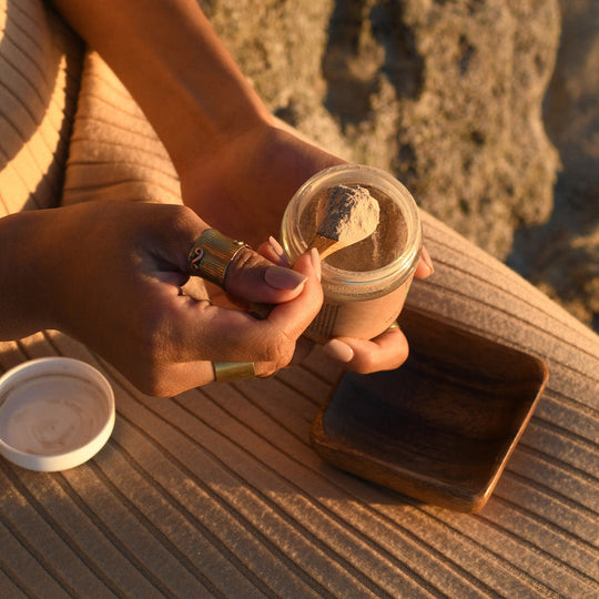 Facial Bowl &amp; Spoon – Eco-Friendly Ayurvedic Skincare Set 🌿