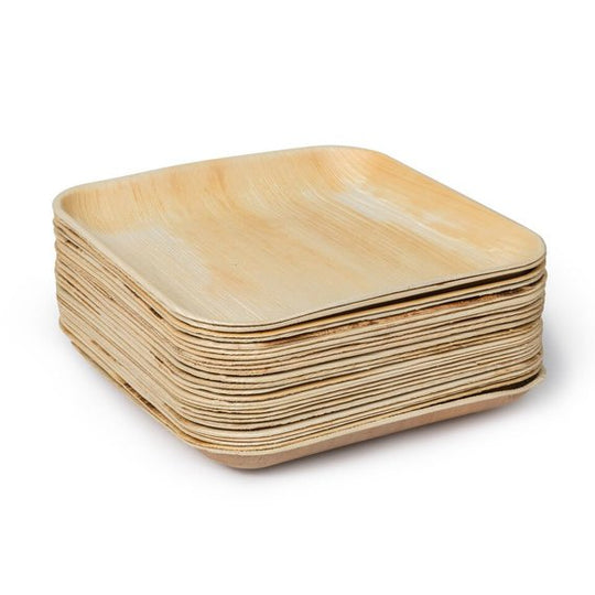 Palm Leaf Square Plates (10") – Sustainable &amp; Compostable Tableware