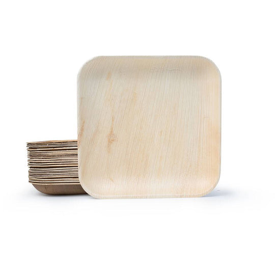 Palm Leaf Square Plates (10") – Sustainable &amp; Compostable Tableware