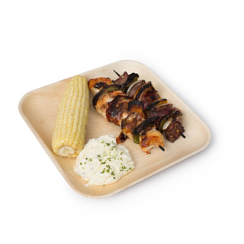 Palm Leaf Square Plates (10") – Sustainable &amp; Compostable Tableware