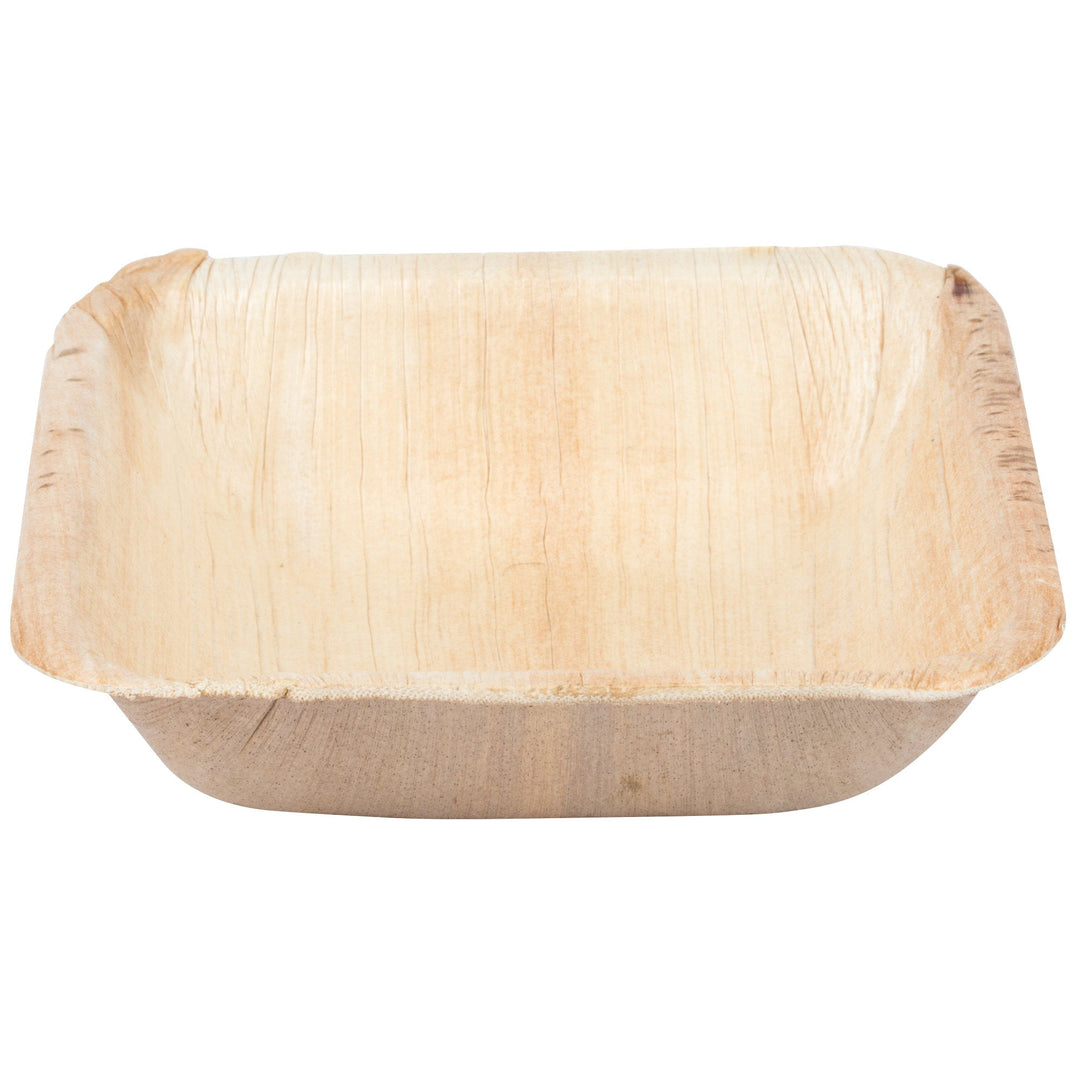 Palm Leaf Mini Square Bowls (3.5”) – Eco-Friendly Disposable Serveware 🌿