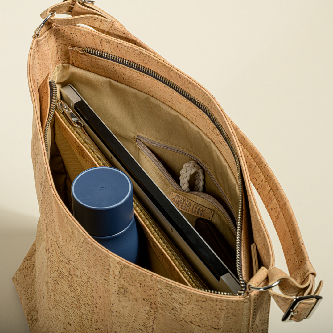 Boho Shoulder Bag – Sustainable Cork Everyday Tote