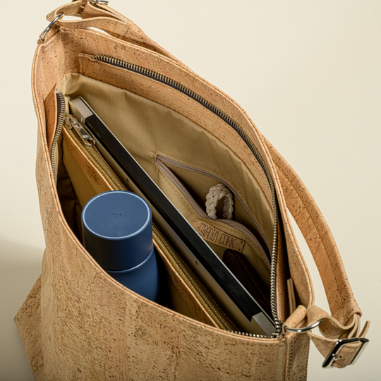 Boho Shoulder Bag – Sustainable Cork Everyday Tote