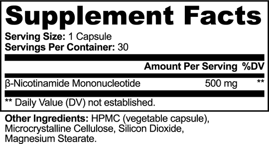 Wellspring - NMN 500mg, NAD+ Precursor