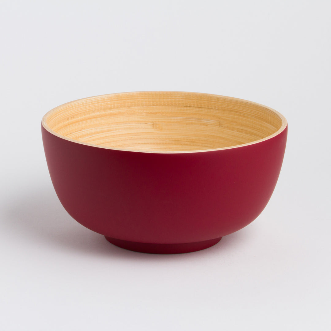 TCHON Large Bamboo Salad Bowl – Sustainable Artisan Serveware 🌿
