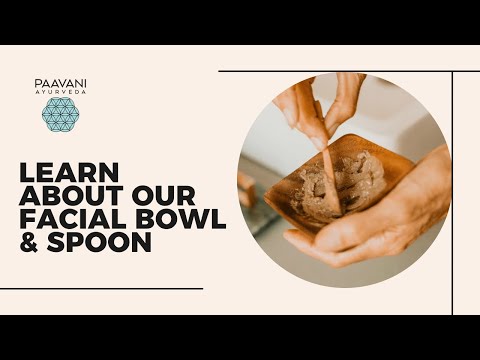 Facial Bowl &amp; Spoon – Eco-Friendly Ayurvedic Skincare Set 🌿