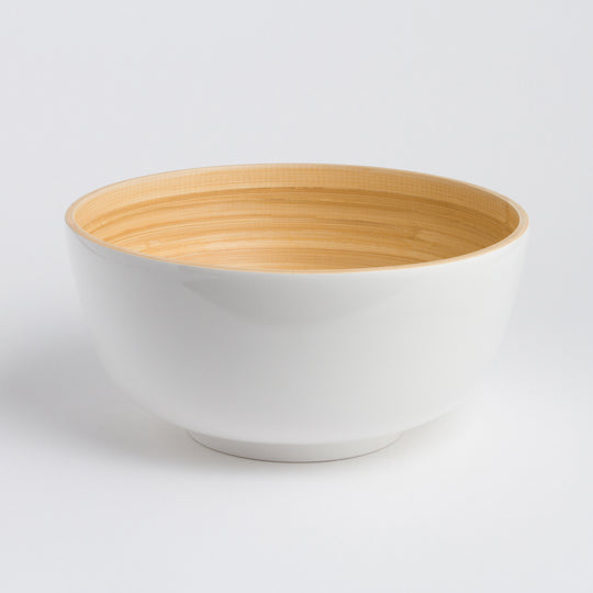 TCHON Large Bamboo Salad Bowl – Sustainable Artisan Serveware 🌿